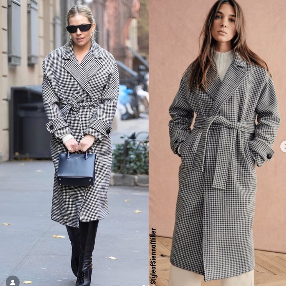 Sezane Marc Coat Size 38